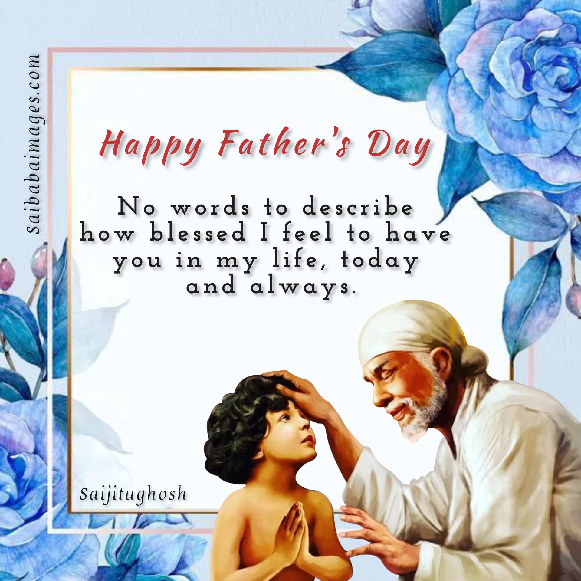 Sai Baba As ParamPita - Father's Day Message | Shirdi Sai Baba Stories